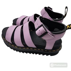 Dr. Martens NWOT Womens Blaire Brando Fisherman Sandal Lilac, Pisa Size 7